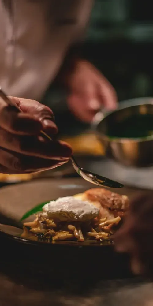 serving chef